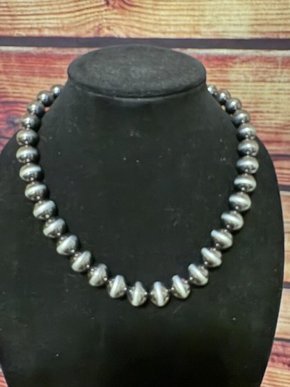 Tipi Western Navajo Style Pearl Necklace NWT